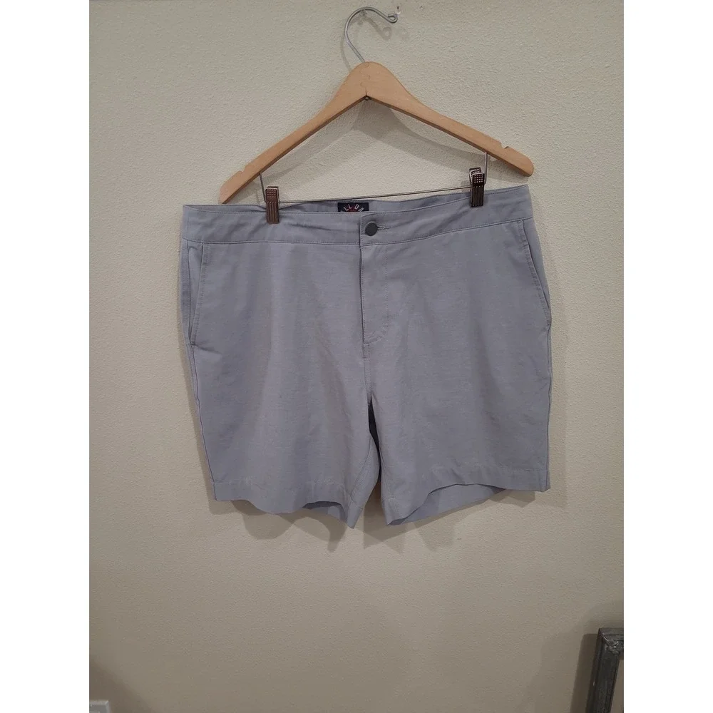 Faherty All Day Short Men SZ 38 Ice Gray comfort stretch athletic casual 7